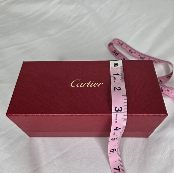 Cartier Elegant Red Sunglasses Storage Box - Picture 7 of 8